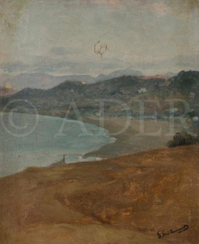 null Gustave GUILLAUMET (1840-1887)
Alger, plage Mustapha
Huile sur toile.
Signée...