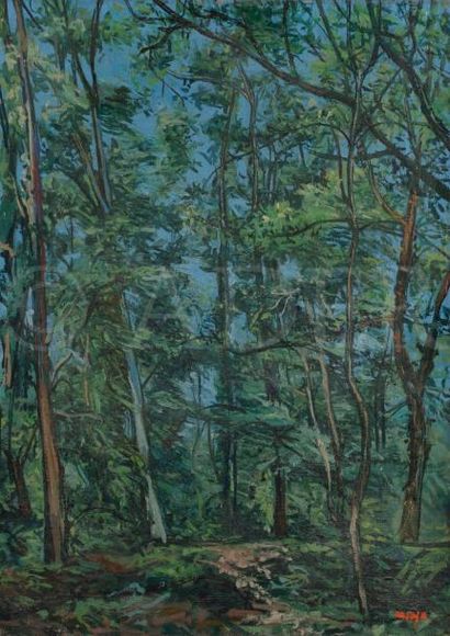 null Antoine Malliakaris dit MAYO [grec-égyptien] (1905-1990)
Forêt
Huile sur toile.
Signée...