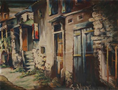 null Léon SCHWARS-ABRYS (1905-1990)
Les Maisons
Huile sur isorel.
Signée en bas à...