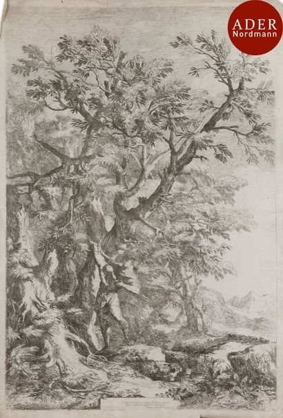 null Salvator Rosa (1615-1673)
 La Crucifixion de Polycratès. Vers 1662 ; Le Sauvetage...