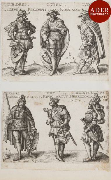 null Daniel Hopfer (c. 1470-1536)
 Les Trois bons Juifs ; Les Trois bons Chrétiens....