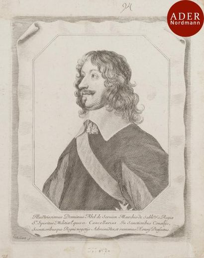 null Claude Mellan (1598-1688) 
 Abel Servien de Bois Dauphin, marquis de Sablé....