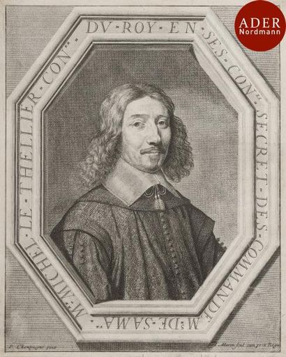 null Jean Morin (c. 1605-1660)
 Michel Le Tellier. Gravé d’après Ph. de Champaigne....