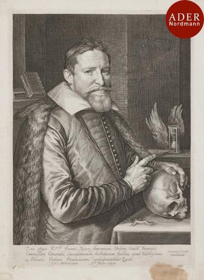 null Jan Harmensz. Muller (1571-1628)
 Portrait de Johann Neyer, de l’Ordre de Saint-François,...