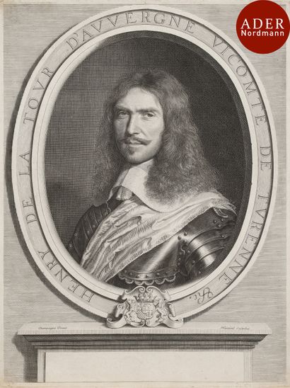 null Robert Nanteuil (1623-1678)
 Le Maréchal de Turenne. Gravé d’après Ph. de Champaigne....