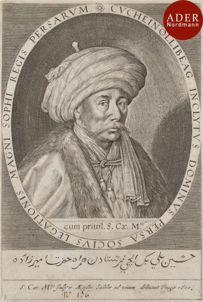 null Aegidius (ou Gilles) Sadeler (c. 1570-1629) 
 Cuchein Ollibeg, ambassadeur de...