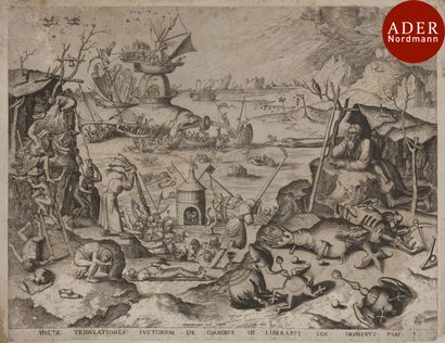 null Pieter Bruegel l’Ancien (c. 1525-1569) (d’après)
 La Tentation de saint Antoine....