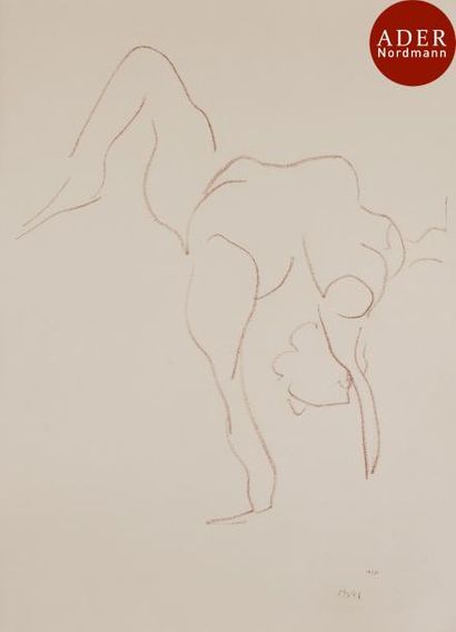 null Henri Matisse (1869-1954)
 Danseuse acrobate. 1931-1932. Lithographie. 335 x...