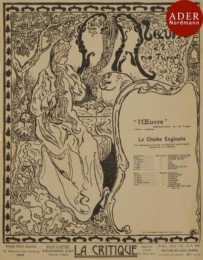 null Paul Ranson (1864-1909)
 L’œuvre / La Cloche engloutie. Programme pour le théâtre...