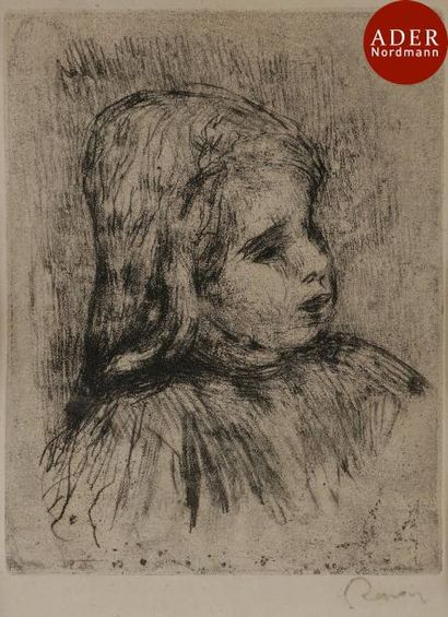 null Pierre-Auguste Renoir (1841-1917)
 Claude Renoir de trois-quarts à droite. 1908....