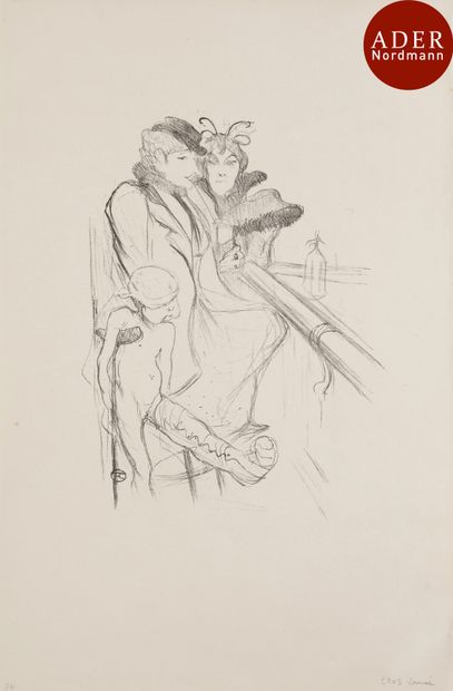 null Henri de Toulouse-Lautrec (1864-1901)
 Éros vanné. 1894. Lithographie. 215 x...