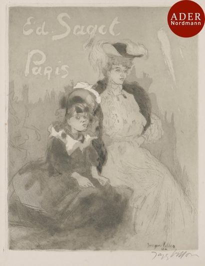 null Jacques Villon (Gaston Duchamp, dit) (1875-1963)
 La Parisienne (tournée à gauche,...