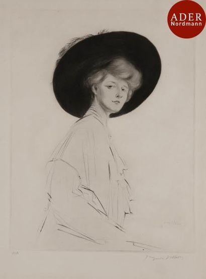 null Jacques Villon (Gaston Duchamp, dit) (1875-1963)
 Miss Evelyn. 1908. Pointe...