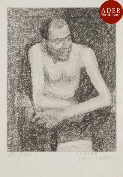 null Jacques Villon (Gaston Duchamp, dit) (1875-1963)
 Le Rire. 1935. Eau-forte....
