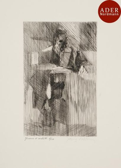 null Jacques Villon (Gaston Duchamp, dit) (1875-1963)
 L’Homme au petit bateau. 1941....