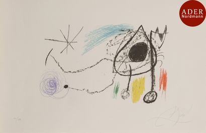 null Joan Miró (1893-1983)
 Couverture pour le catalogue de l’exposition Sobreteixims...