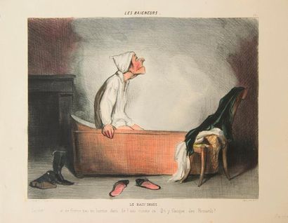 null DAUMIER (Honoré).
Les Baigneurs.
Paris, [1839-1842]. 

Suite de 29 lithographies...
