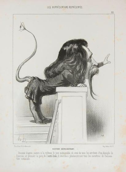 null DAUMIER (Honoré).
Les Représentants représentés.
Paris : Aubert, [1848]. 

Suite...