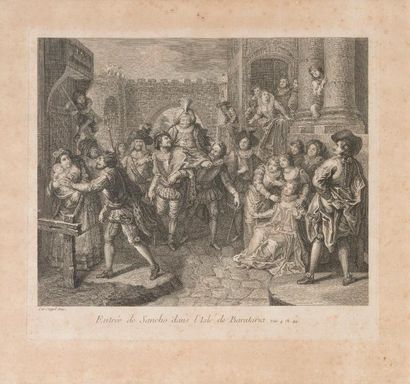 null CERVANTES SAAVEDRA (Miguel de)
Aventures de Don Quichotte.
S.l., [vers 1730]....
