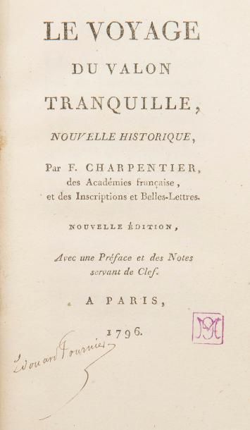 null CHARPENTIER (François).
Le Voyage du valon tranquille, nouvelle historique.
Paris...