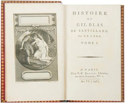 null LESAGE (Alain-René).
Histoire de Gil Blas de Santillane.
Paris : T.-P. Bertin,...