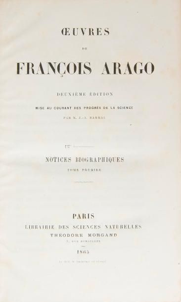 null ARAGO (François).
Œuvres de François Arago. Deuxième édition mise au courant...