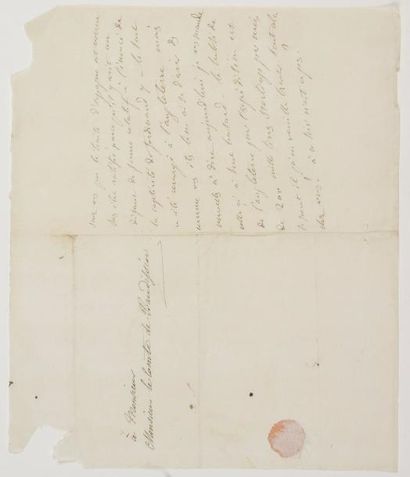 null Germaine Necker, baronne de STAËL (1766-1817). 5 L.A. (dont une signée de son...