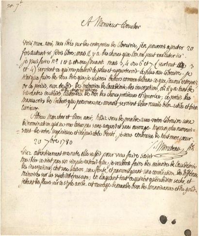 null Honoré-Gabriel de Riquetti, comte de MIRABEAU (1749-1791) le grand orateur des...
