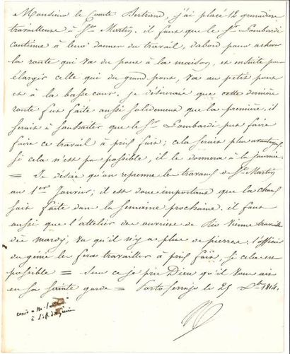 null NAPOLÉON Ier (1769-1821). L.S. « NP », Porto Ferrajo 25 décembre 1814, au général...