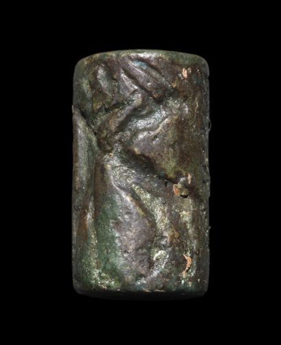 null Dynasties archaïques (3000-2460 av J.-C.)
Cylindre de bronze (matière rare à...