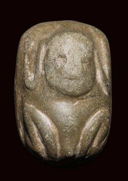 null Djemdet Nasr (330-3000 av. J.-C.)
Important cachet anthropomorphe en schiste...