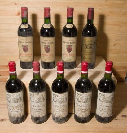 null 5 B, CHÂTEAU DU CAUZE (H.E.+ ou mieux-; e.t.h. dont 2 e.l.a.), GC St Emilion,...