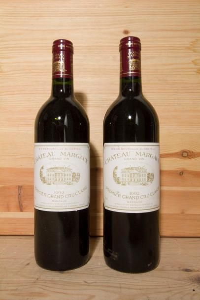 null 2 B, CHÂTEAU MARGAUX (1 e.l.s. et 1 e.l.a.), GCC1 Margaux, 1992.