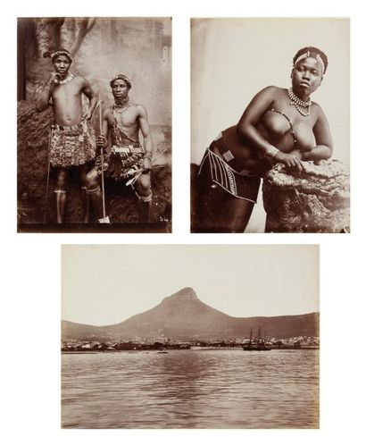 B.W. Caney (1842-1918) Afrique du Sud, c. 1885. Durban. Plantations. Cape Town. Johannesburg....