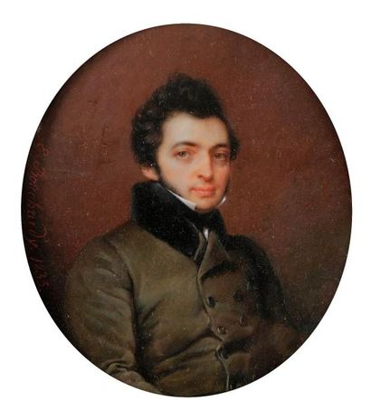 null étienne BOUCHARDY 
(Paris, 1799 - Paris, 1850).
Portraitiste à la mode, très...