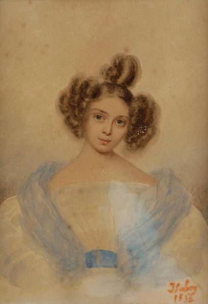 null Candide BLAIZE (Nancy, 1795 - Paris, 1849).
Peintre de George Sand et de son...