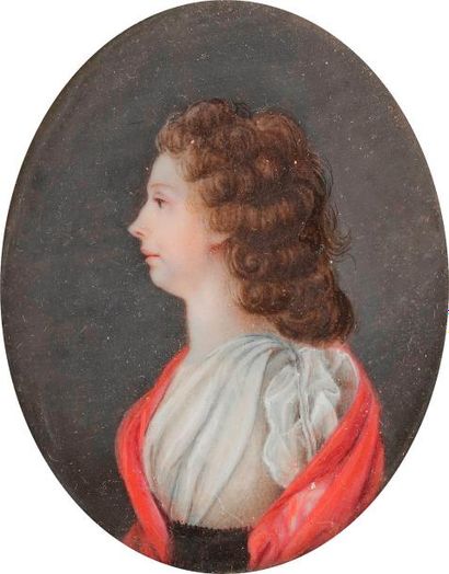 null Mlle Eugénie BEAUFILS de la RANCHERAYE (Guise, Aisne, 1792 - Candes-Saint-Martin,...