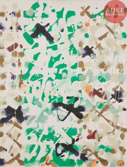 null Raymonde GODIN [canadienne] (née en 1930)
Composition, 1983
Acrylique sur toile.
Signée...