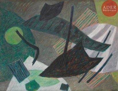 null Henri GOETZ [franco-américain] (1909-1989)
Composition
Pastel chauffé.
Signé...