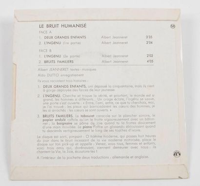null ALBERT JEANNERET
« Le Bruit Humanisé » Label EP 60003 Éditions Suisse, 1970...