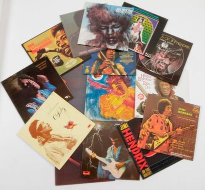 null JIMI HENDRIX
Ensemble de 15 disques. 31 x 31 cm - 12 x 12 inches