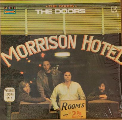 null THE DOORS 
« Morrison Hotel » Elektra SLVLXEK 497 France 1970. 31 x 31 cm -...