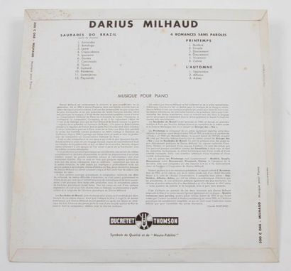 null DARIUS MILHAUD / JACQUES FEVRIER
« Saudades do Brazil » Ducretet-Thomson 300...