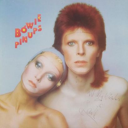 null DAVID BOWIE
« Pinups » RCA RS 1003, U.K. 1973. Pochette signée par David Bowie....