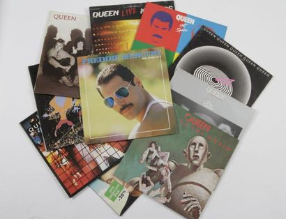 null QUEEN / FREDDIE MERCURY
Ensemble de 10 disques. 31 x 31 cm - 12 x 12 inches