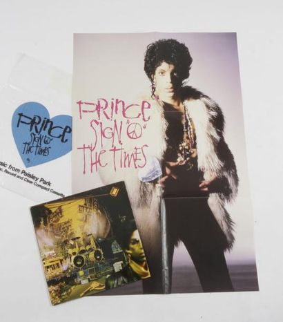 null PRINCE
Affiche « Sign « O » The Times » + Disque vinyle 31 x 31 cm - 12 x 12...