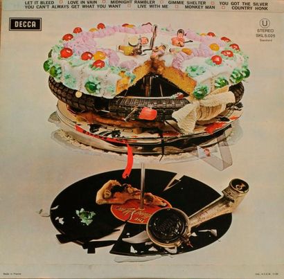 null THE ROLLING STONES
« Let It Bleed » Decca SKL 5.025 France 1969. 31 x 31 cm...
