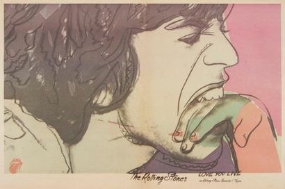 null ANDY WARHOL / The ROLLING STONES
Affiche Promo 1977 The ROLLING STONES « Love...