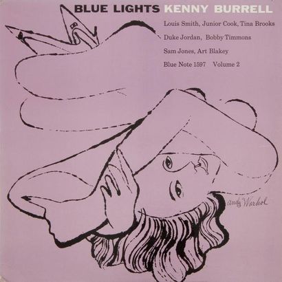 null ANDY WARHOL
KENNY BURRELL « Blue Lights, Vol. 2 » 1958-59. Impression sur pochette...