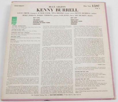 null ANDY WARHOL
KENNY BURRELL « Blue Lights, Vol. 2 » 1958-59. Impression sur pochette...